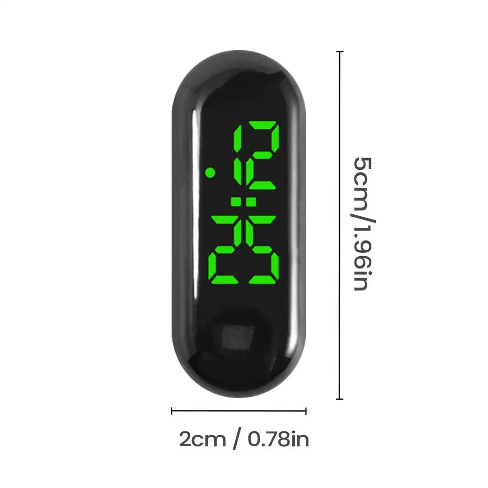 Mini Waterproof Luminous Digital Clock – Car Adhesive Mount Mini Car Clock Qme 02