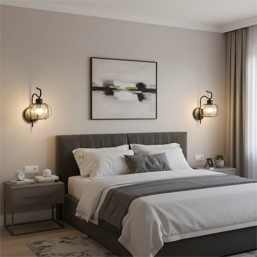 Modern Gold Crystal Wall Sconce | Nordic LED Wall Lamp Crystal Wall Sconce Qme