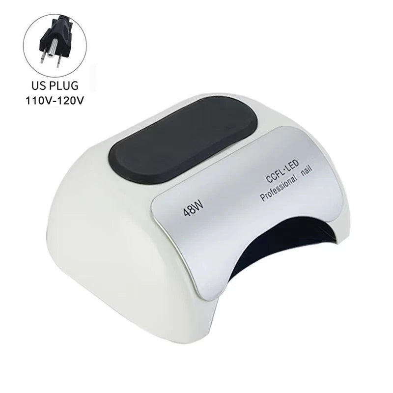 VamsLuna 48W UV LED Nail Lamp – 3-Timer Pro Gel Nail Dryer UV LED Nail Lamp Qst US Plug