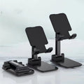 Rotating Foldable Phone Holder – Adjustable Desktop Stand Phone Stand Qme black
