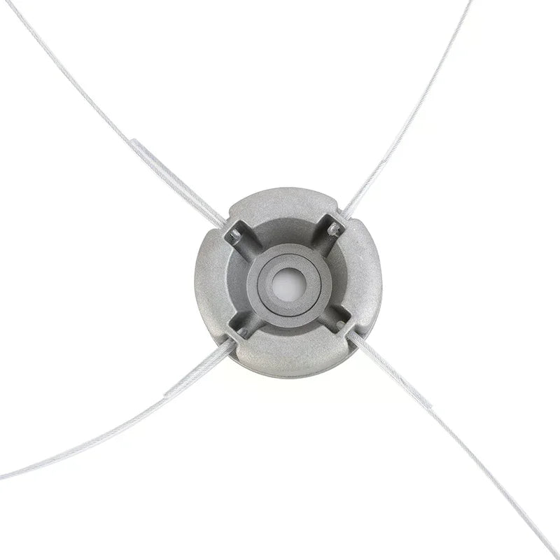 Universal Aluminum Alloy Lawn Mower Head & Nylon Mowing Line Lawn Mower Head Qme