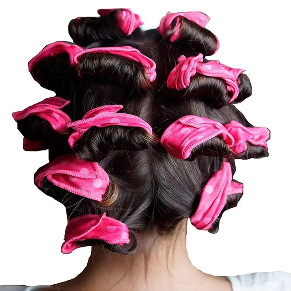 Soft Foam Hair Rollers – No-Heat Overnight DIY Curl Set Foam Hair Rollers Qme