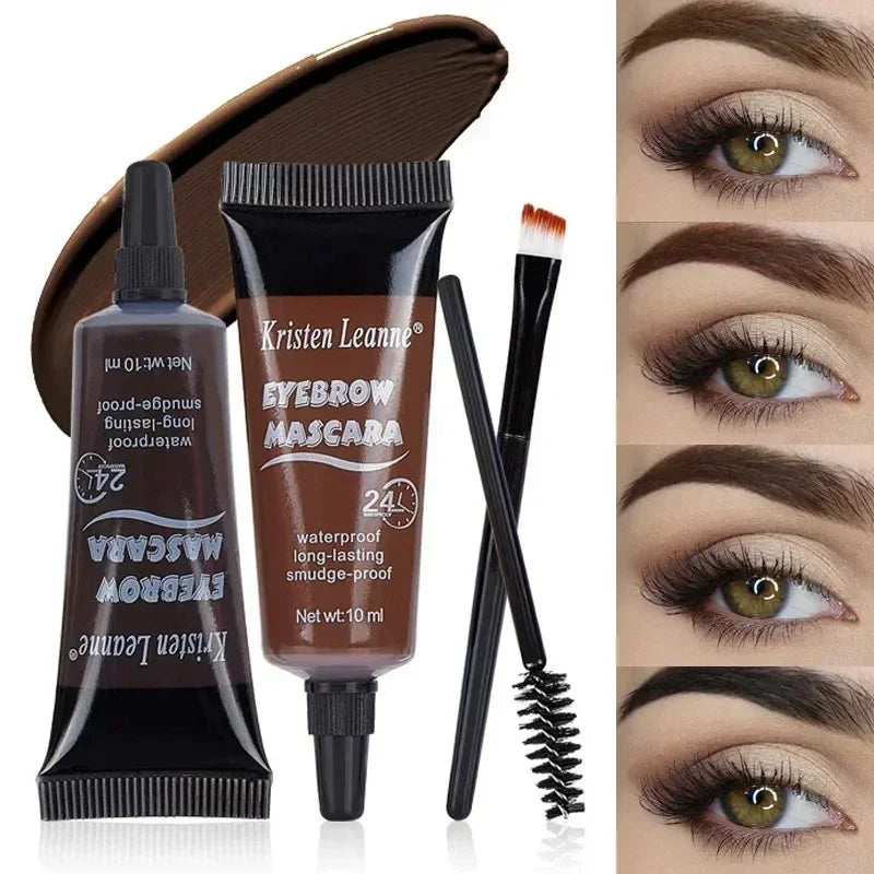 Waterproof Liquid Eyebrow Tint Cream | 4 Colors – Qme Eyebrow Tint Cream Qme