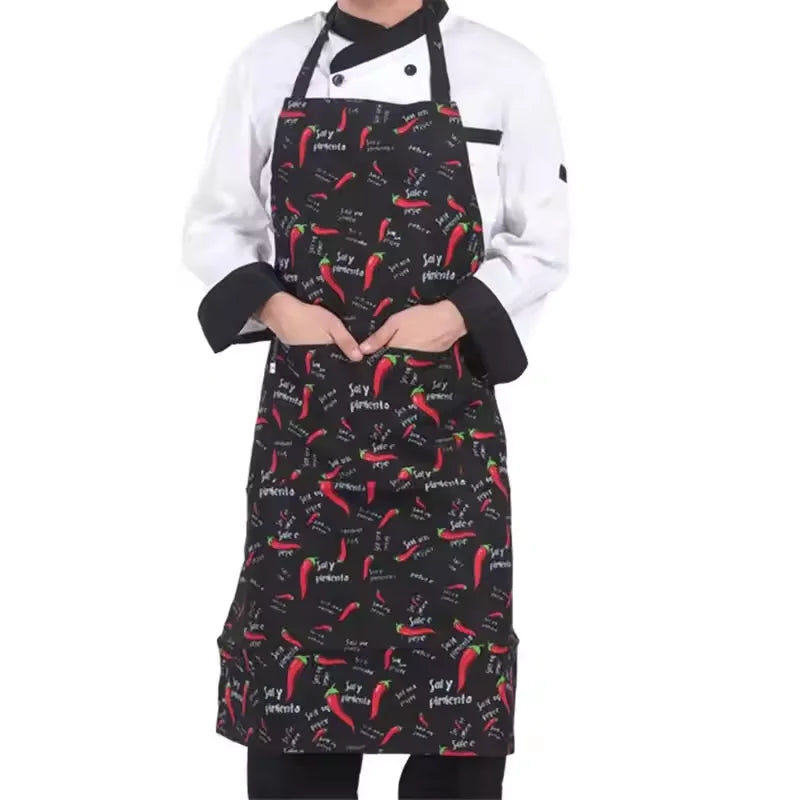 Striped Half Apron Adjustable – Chef, Waiter & Kitchen Kitchen Waist Apron Qst Pepper