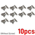 10-Pack Stainless Steel Cabinet Latch Hasp | Storage Box Lock Cabinet Latch Hasp Qme 10pcs
