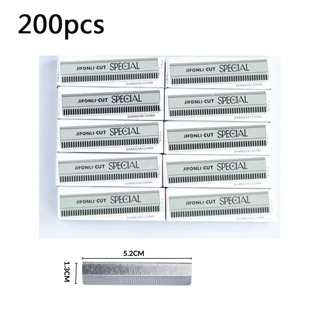 Microblading Eyebrow Trimmer Razor – Stainless Steel Blade Eyebrow Trimmer Razor Qme 200pcs