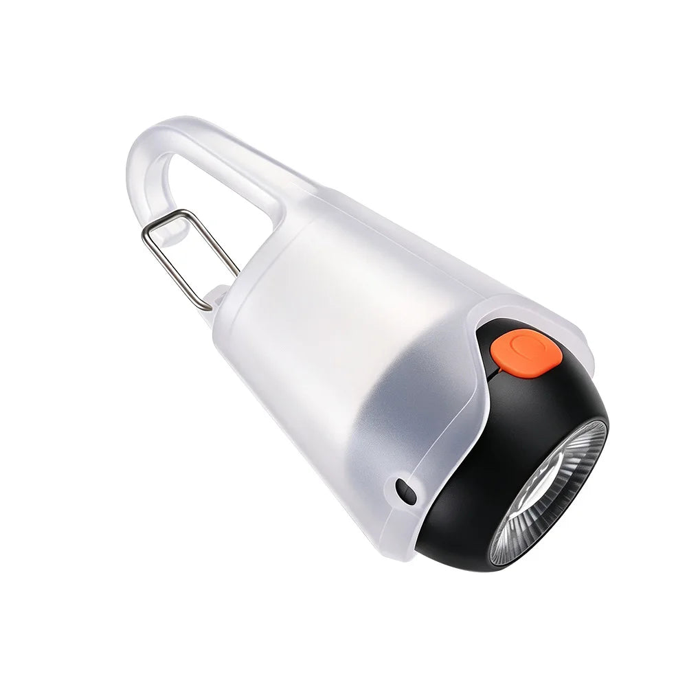 BORUiT Mini 360° LED Camping Light – Type-C Rechargeable Torch Portable Camping Light Qst
