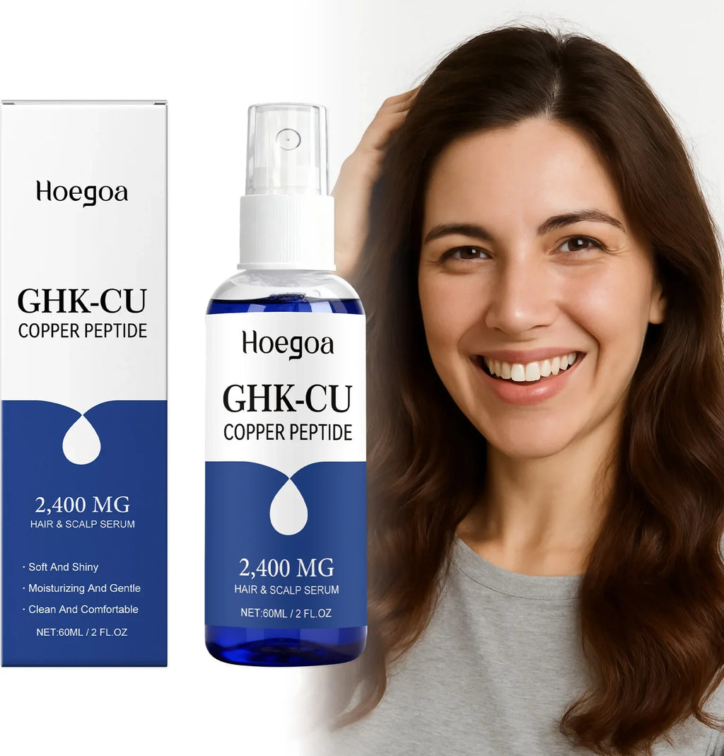 GHK-Cu Copper Peptide Scalp Serum Moisturizer Spray | Qme Scalp Serum Spray Qme