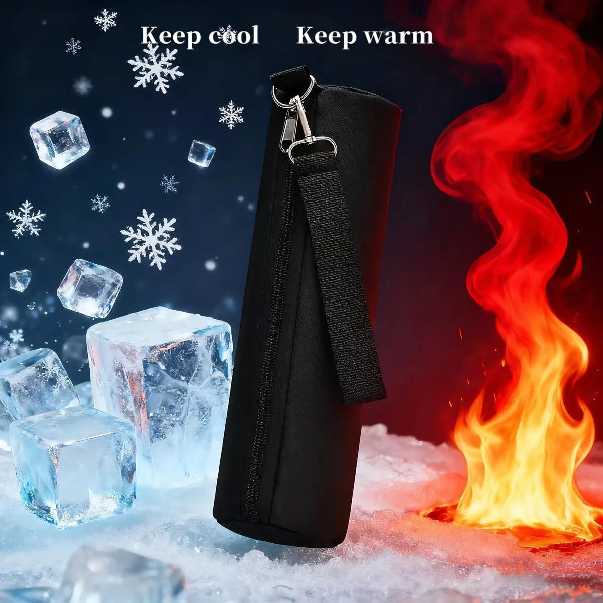 Cylindrical Golf Cooler Bag – Insulated Ice & Drink Tote Insulated Cooler Bag Qme
