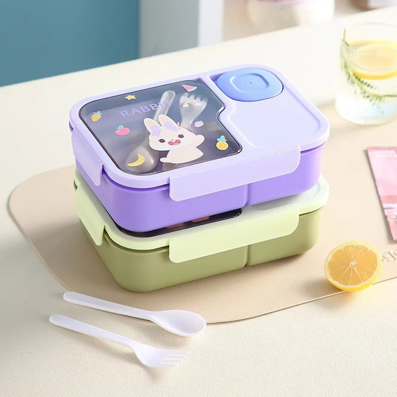 Kids Insulated Bento Lunch Box with Sauce Container Kids Bento Lunch Box Qme