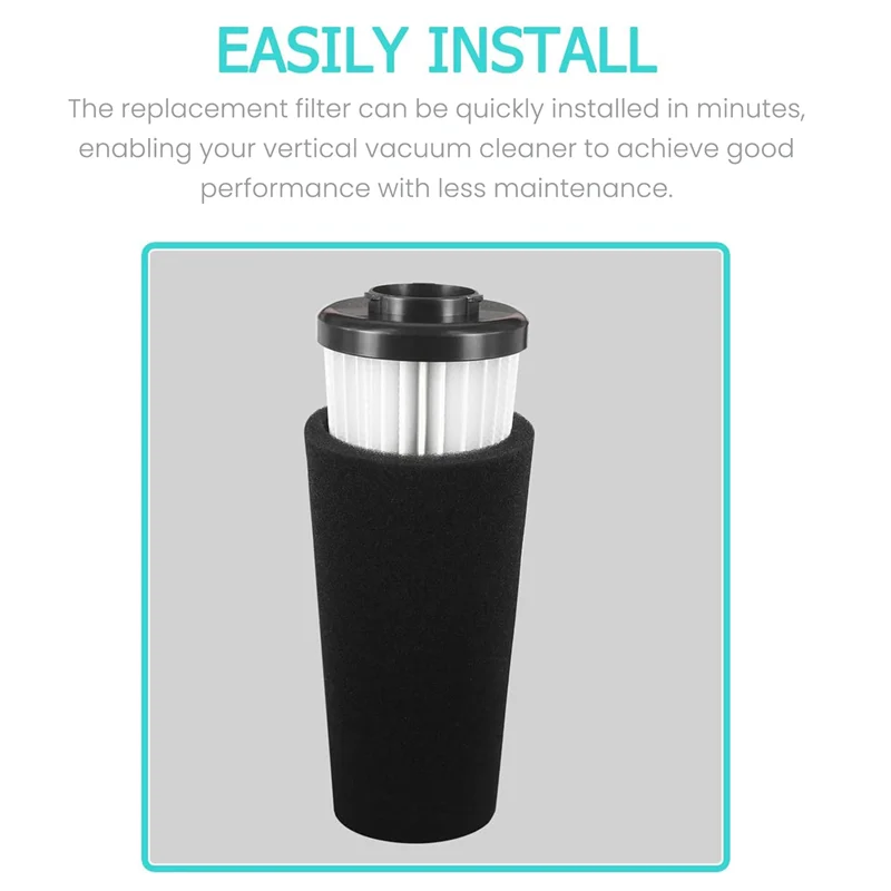 Dirt Devil Style F112 HEPA Filter & Foam Replacement Kit Vacuum Filter Kit Qst