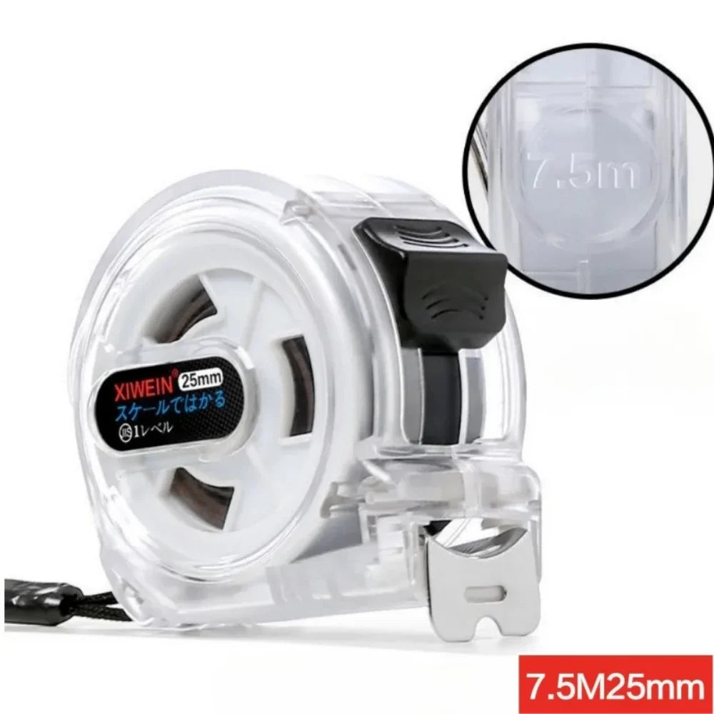 Steel Tape Measure 3–10M | High-Precision Retractable Tool Steel Tape Measure Qme 7.5M25MM