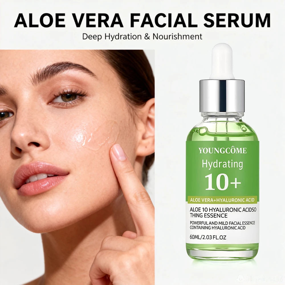 Aloe Vera & Hyaluronic Acid Face Serum – Firm & Brighten Skin Face Serum Qst