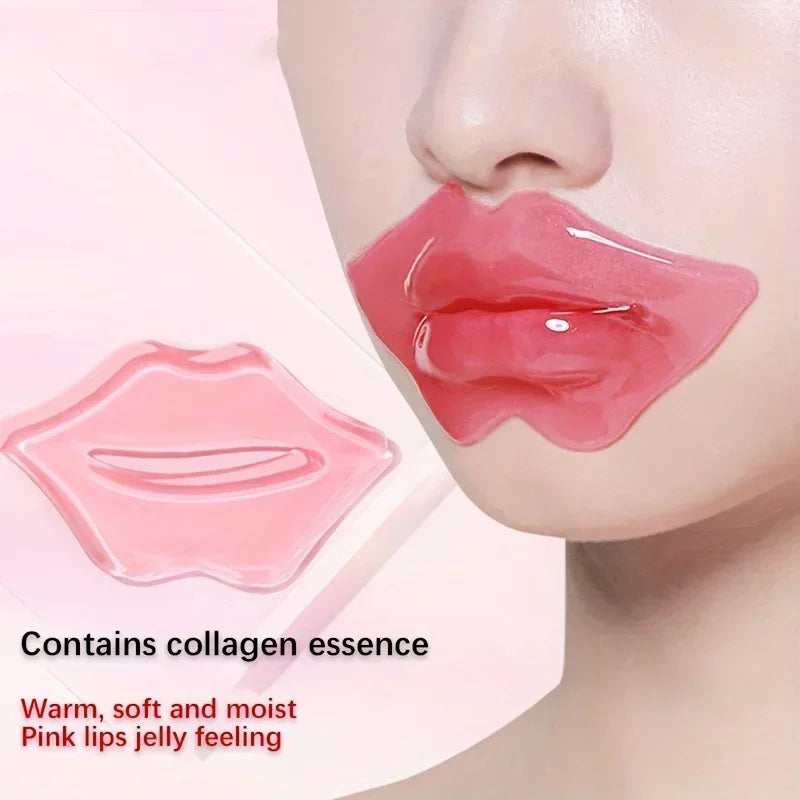 Crystal Collagen Lip Masks Hyaluronic Acid – 20 Pack Lip Mask Treatment Qme