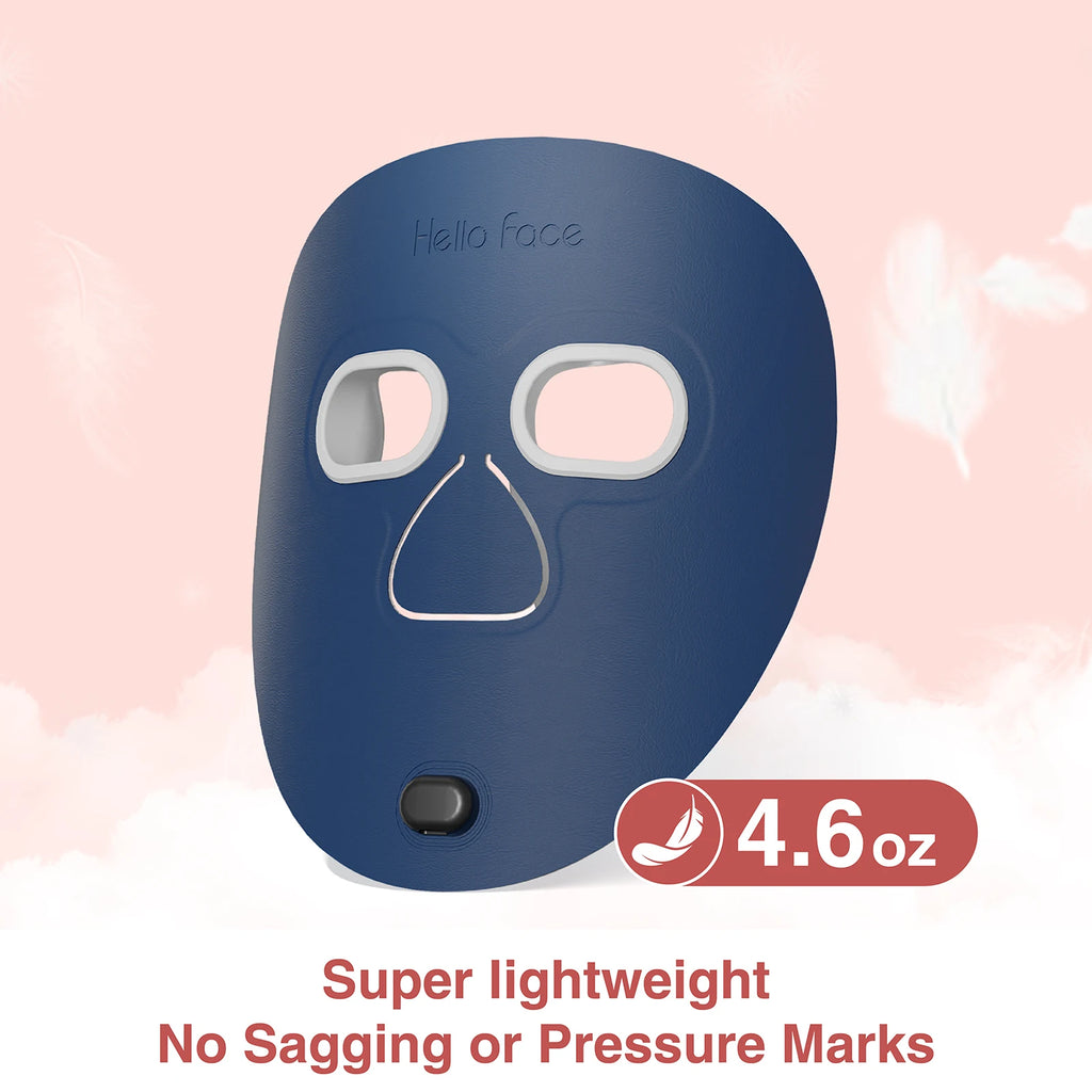 Hello Face M500S LED Light Therapy Mask – 4-Color Face & Neck LED Light Therapy Mask Qst
