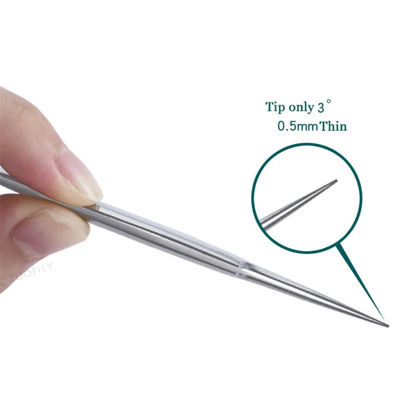 Stainless Steel Blackhead Extractor & Pimple Tweezer Tool Skincare Extractor Tool Qme