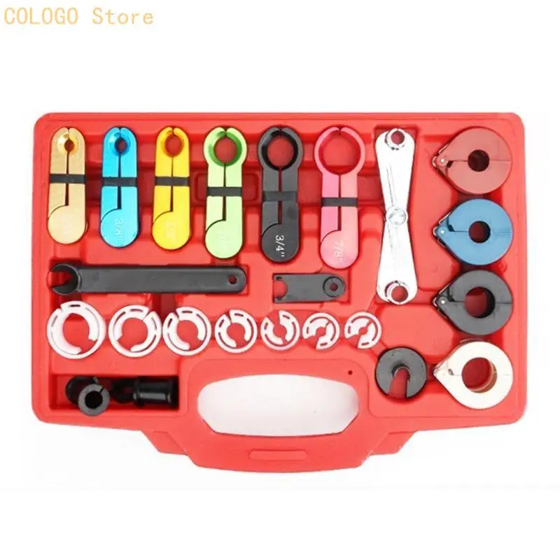AC Refrigerant Line Disconnect Tool – 5/16 & 3/8 Spring-Lock AC Disconnect Tool Qme