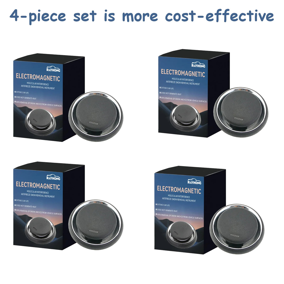 Portable Car Frost & Snow Defrost Device – In-Car Defogging Tool Car Defrost Device Qst 4 set