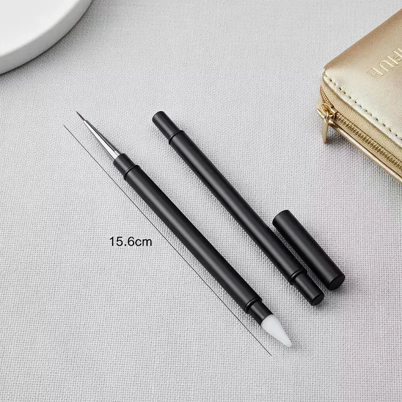 2-in-1 Dual Head Nail Art Brush & Rhinestone Picker Pen Nail Art Tool Qme