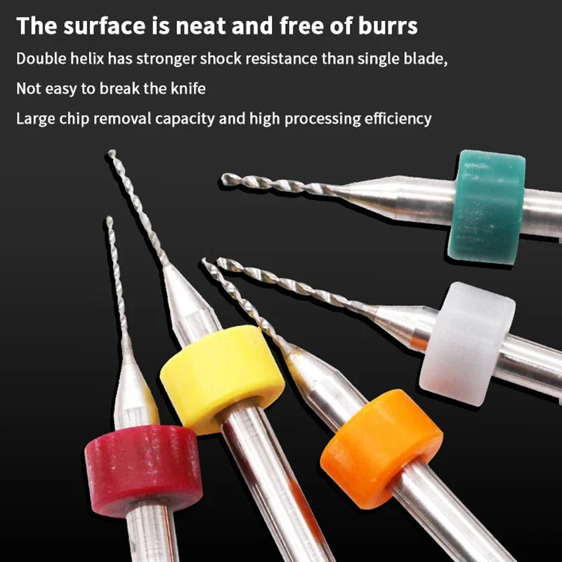 Tungsten Carbide PCB Drill Bits | Multi-Size CNC Micro Set PCB Micro Drill Bits Qme