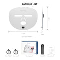 Hello Face M500 LED Light Therapy Mask – 332 LEDs, 4 Modes LED Therapy Face Mask Qst Gray Mask