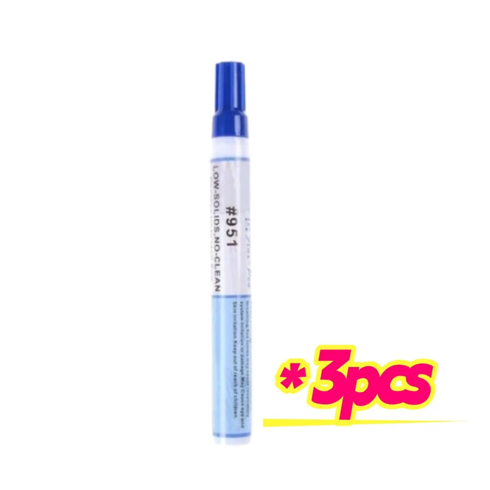 Kester 951 Rosin Flux Pen 10ml | No-Clean Low-Solid Solder Soldering Flux Pen Qme 3PCS