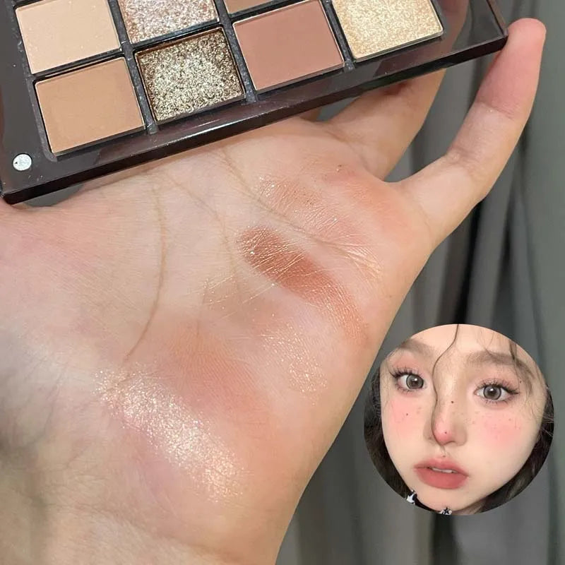 HERORANGE 12-Color Eyeshadow Palette – Blendable Shades Eyeshadow Palette Qme