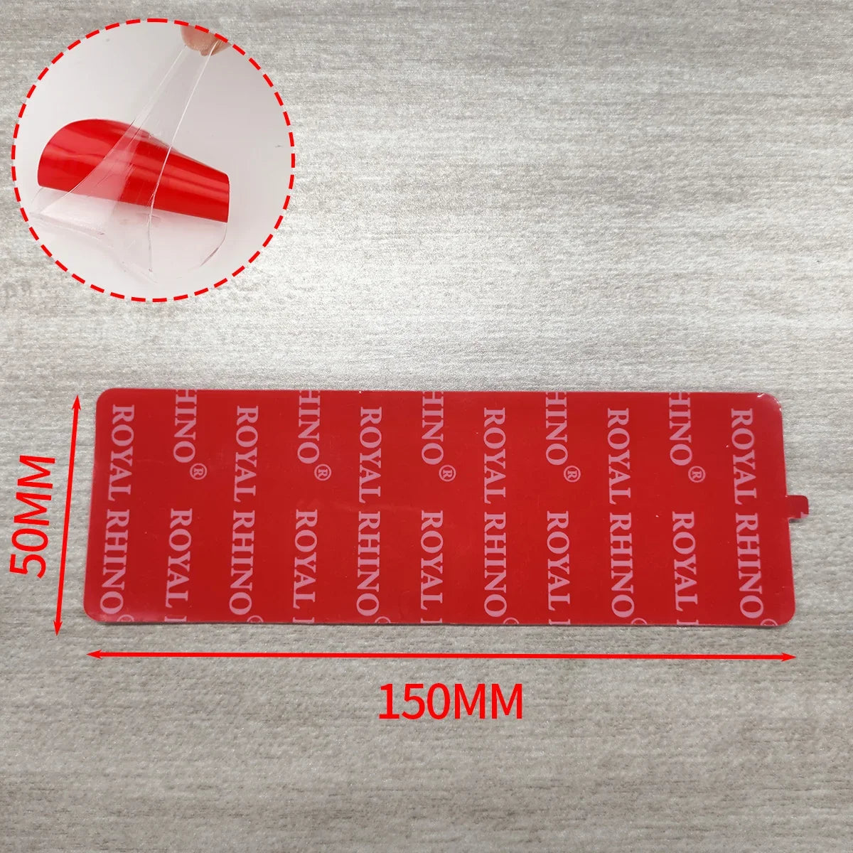Strong Double Sided Waterproof Acrylic Tape | No Trace Double Sided Tape Qme 50MMx150MM Quantity-20PCS