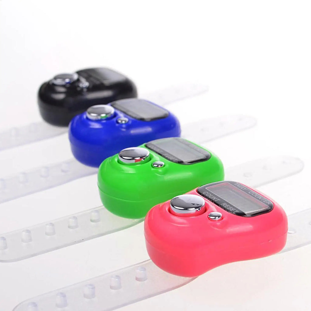 Electronic Finger Tally Counter LCD Digital Resettable Digital Tally Counter Qme