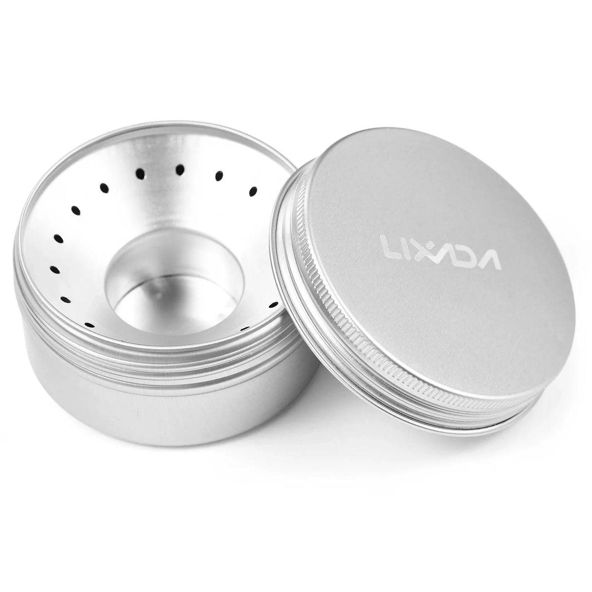 Mini Alcohol Camping Stove | Aluminum + Stainless Windshield Alcohol Camping Stove Qme