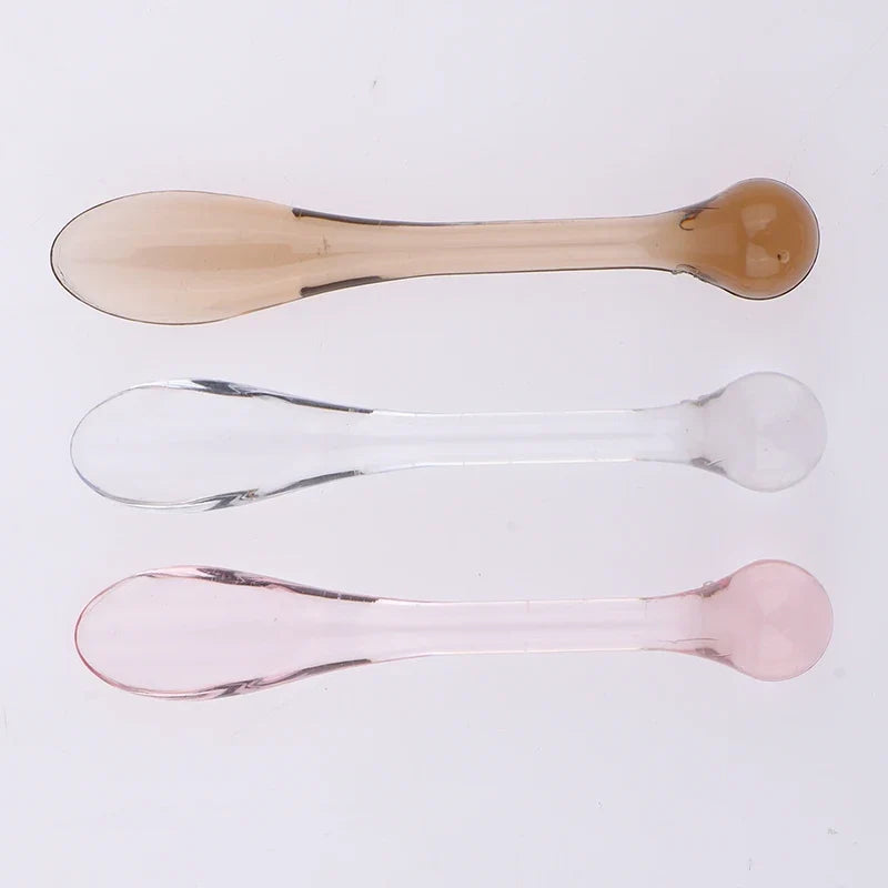 Plastic Cosmetic Spatulas – 5pc Precision Scoop Tools | Qme Cosmetic Spatula Set Qme