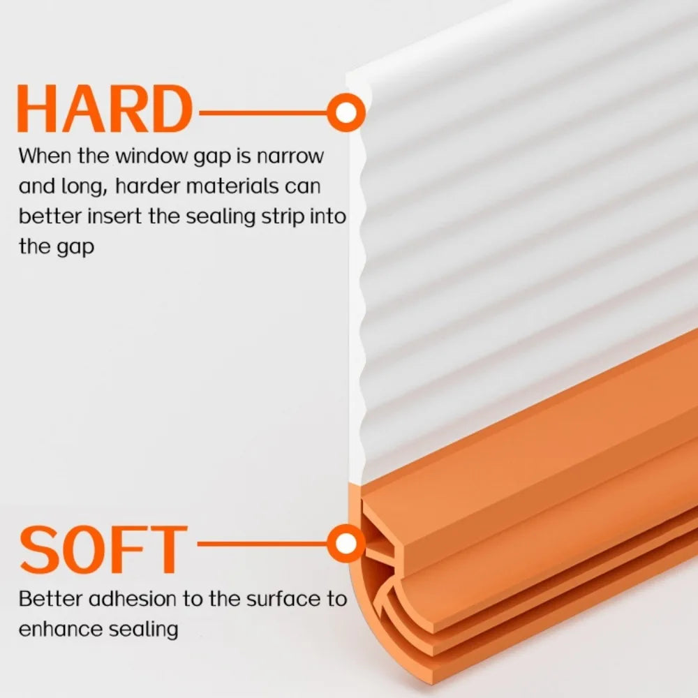2M TPE Sliding Window & Door Sealing Strip – Weatherstrip Door Window Weatherstrip Qme