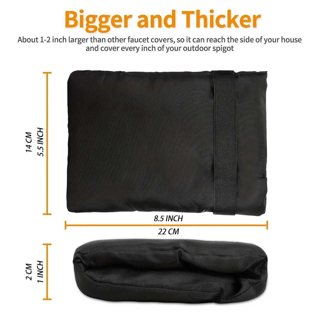 Winter Outdoor Faucet Cover – Waterproof Antifreeze Protection Faucet Cover Qme