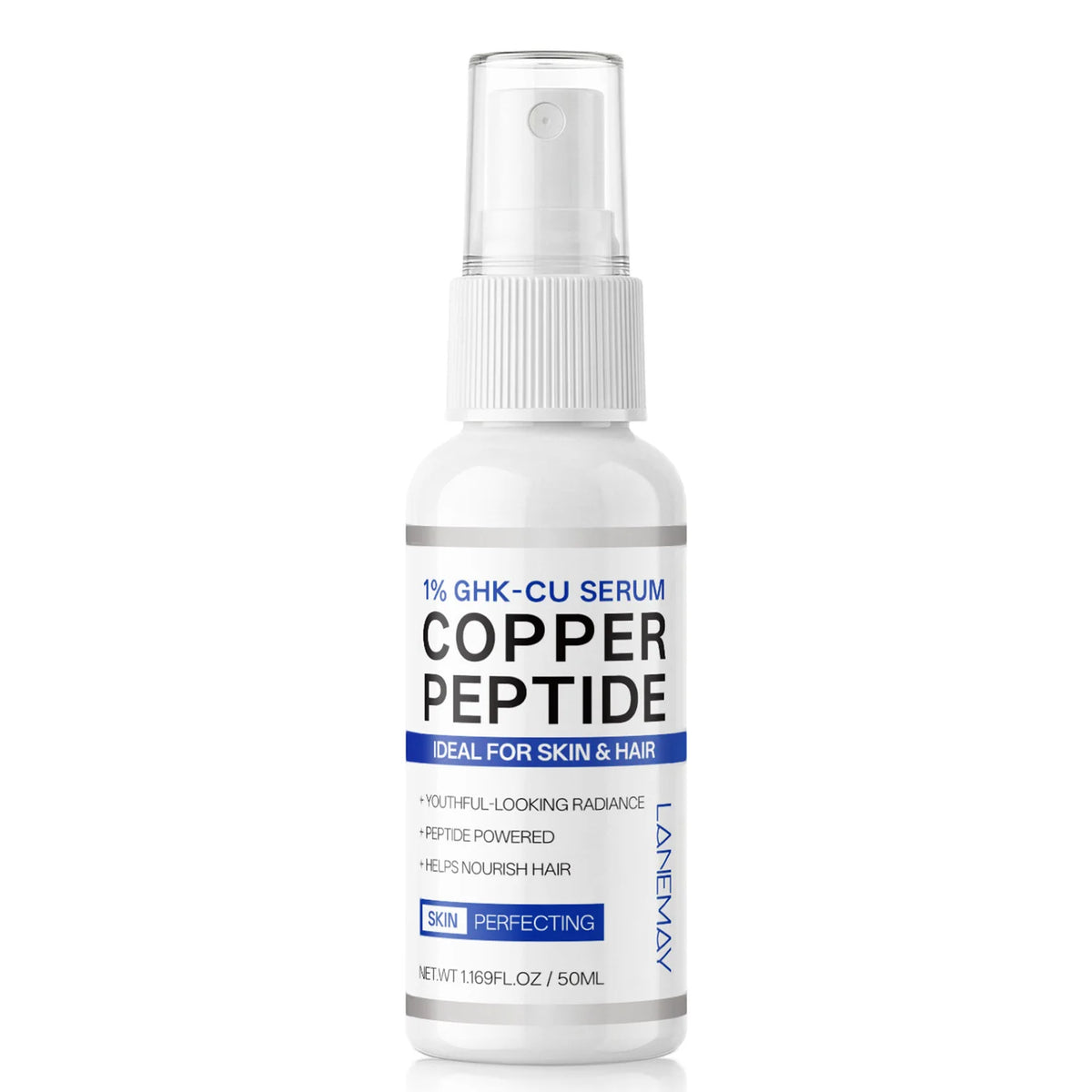 1% GHK-Cu Copper Peptide Serum Mist – Skin & Hair Peptide Serum Mist Qst 50ml