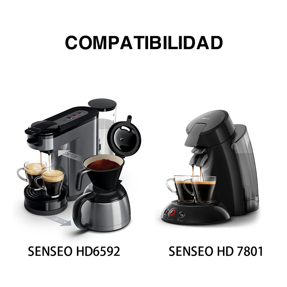 Reusable Stainless Steel Coffee Capsule – Philips Senseo Refillable Coffee Pod Qst