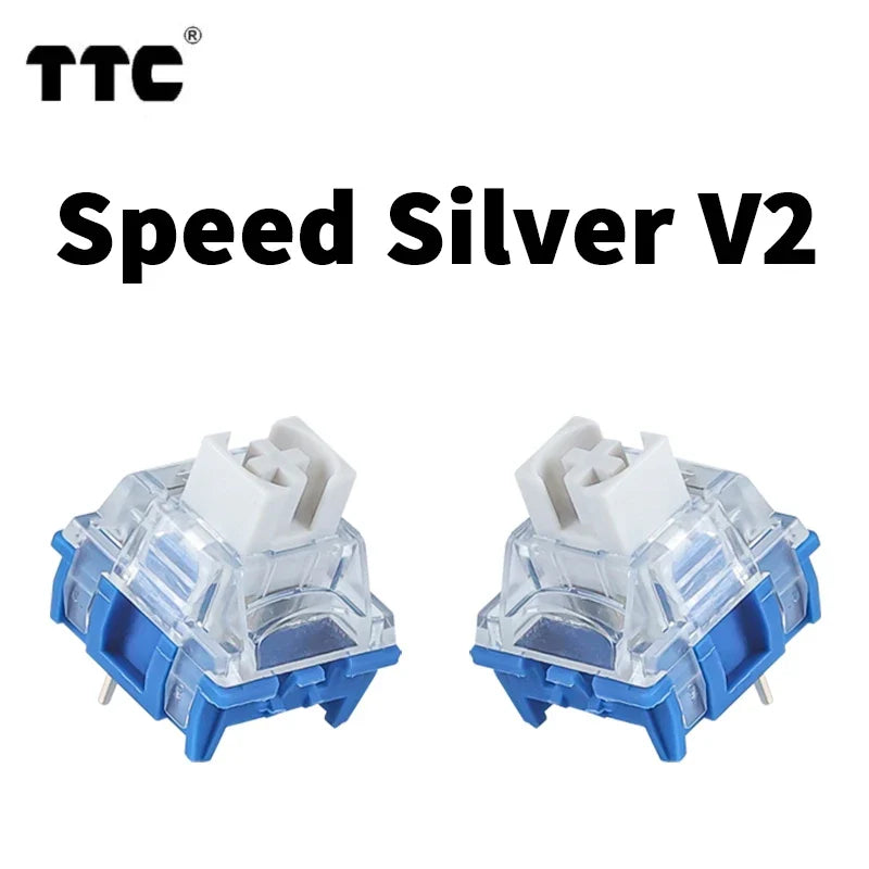 TTC Speed Silver V2 Linear Switch – 3-Pin RGB Hot-Swap Keyboard Switch Qme