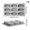 Fruit Silicone Mold – Pineapple Mango Peach Cake & Resin Silicone Baking Mold Qme 13