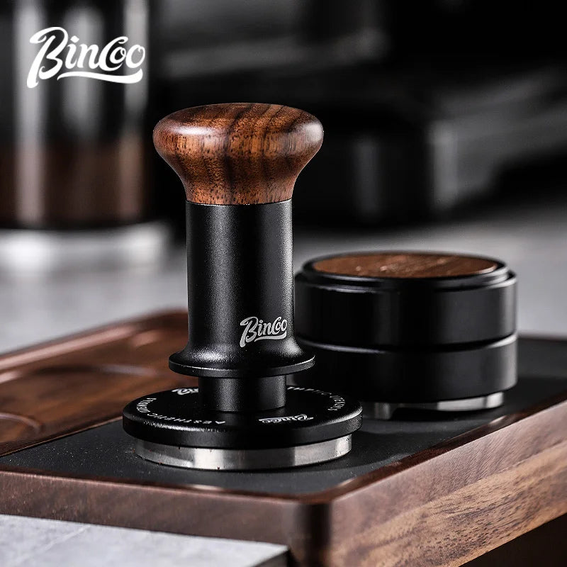 Bincoo Retro Auto-Rebound Espresso Tamper | Ripple Base 51-58mm Espresso Tamper Qst