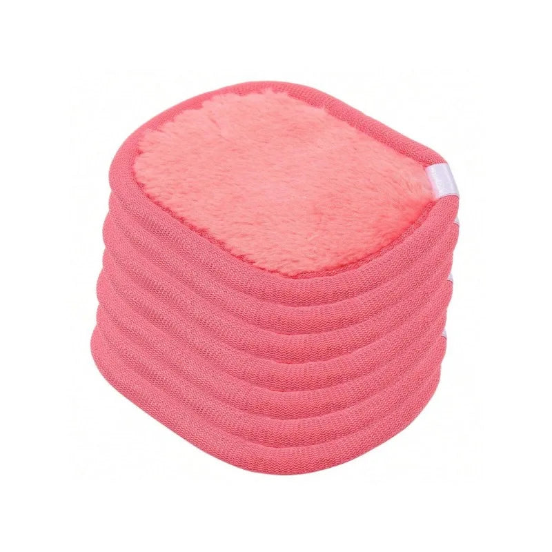 Reusable Microfiber Makeup Remover Pads & Facial Cloths Facial Cleansing Pads Qme rose