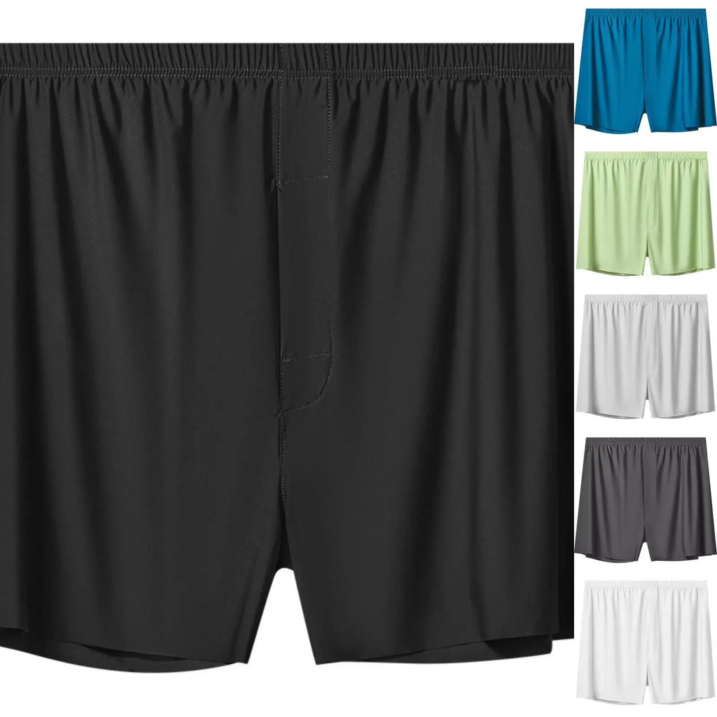 Men's Lightweight Loose Summer Shorts – Soft Elastic Waist Men's Casual Shorts Qme