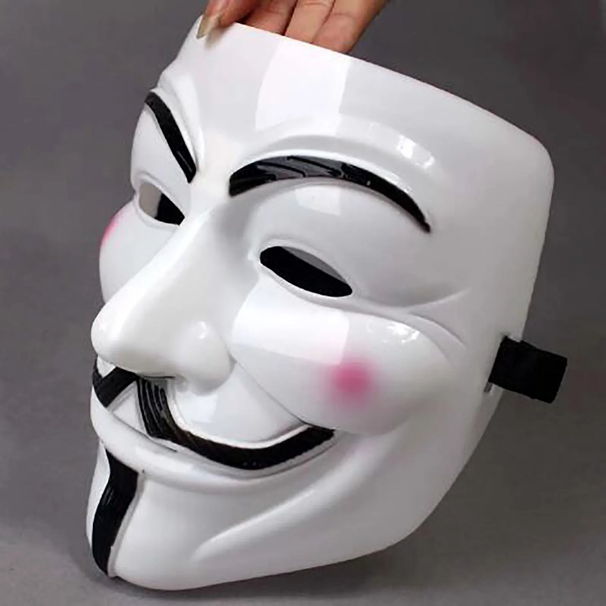 Anonymous Guy Cosplay Mask | Halloween & Christmas Party Cosplay Costume Mask Qme