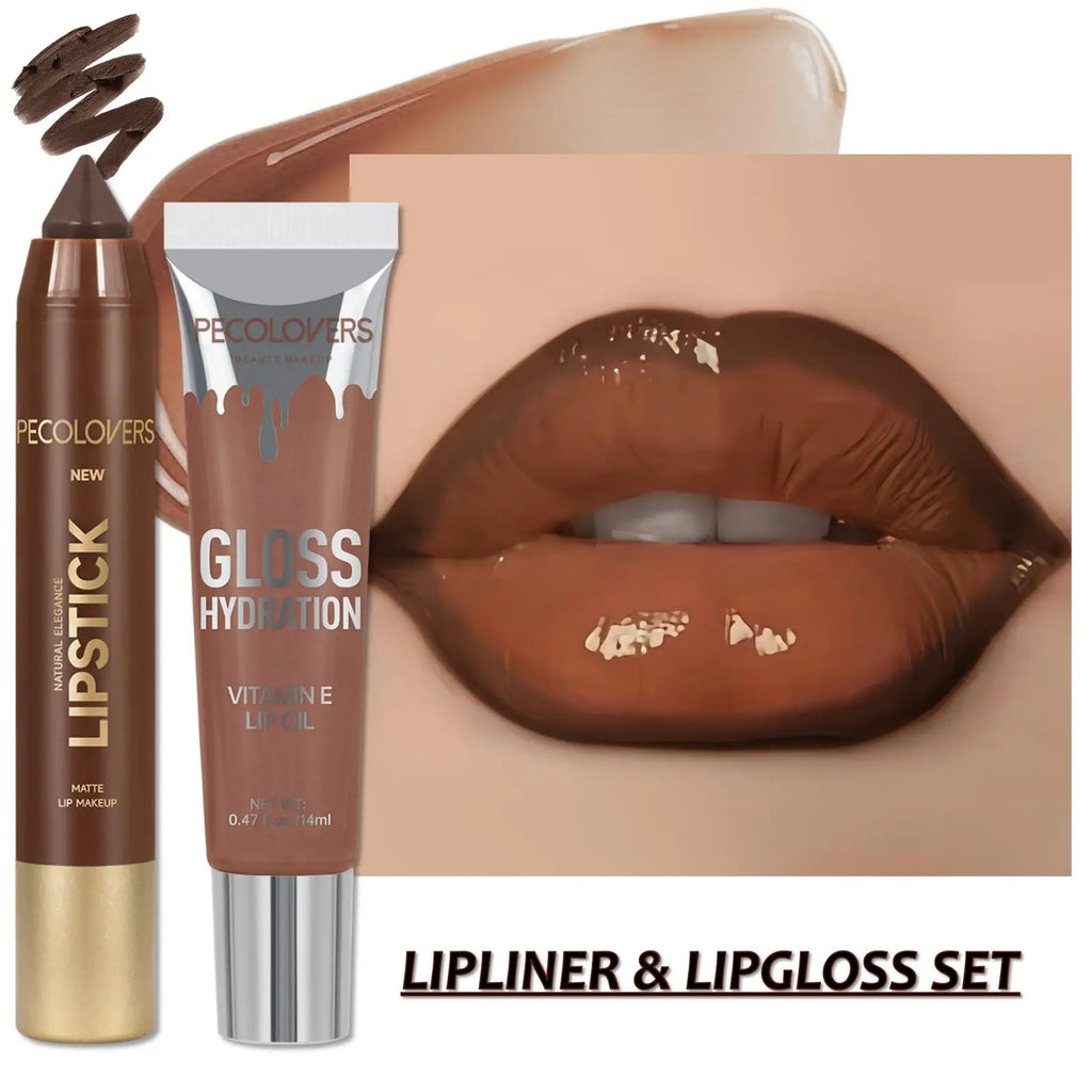 Hydrating Lip Gloss Liner Pen – 3D Precision, Non-Sticky Lip Gloss Liner Qme 01
