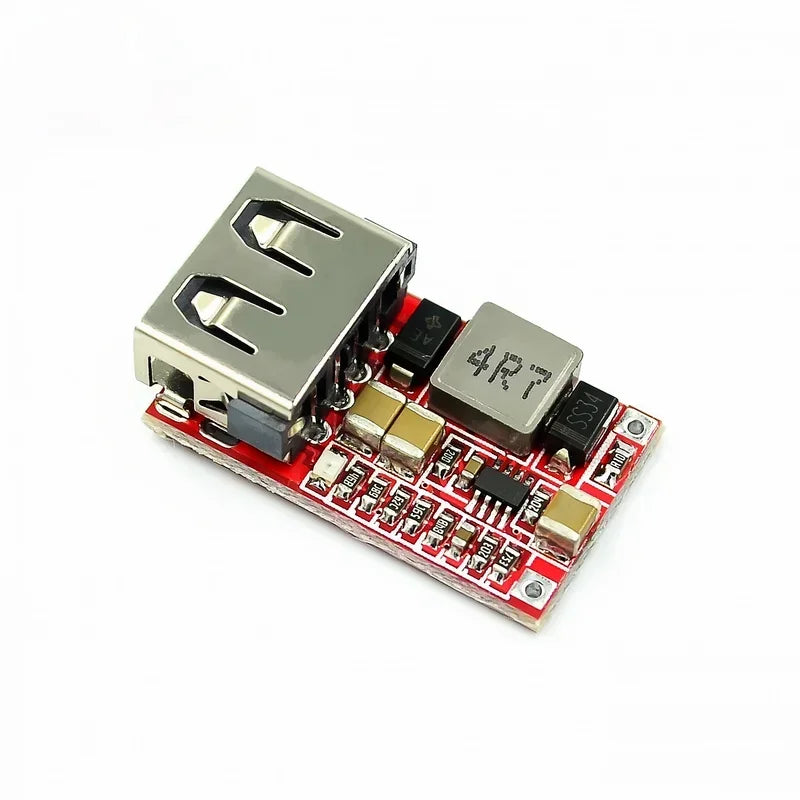 DC-DC Step-Down Module 6-24V to 5V 3A Car USB Charger DC Buck Converter Qme
