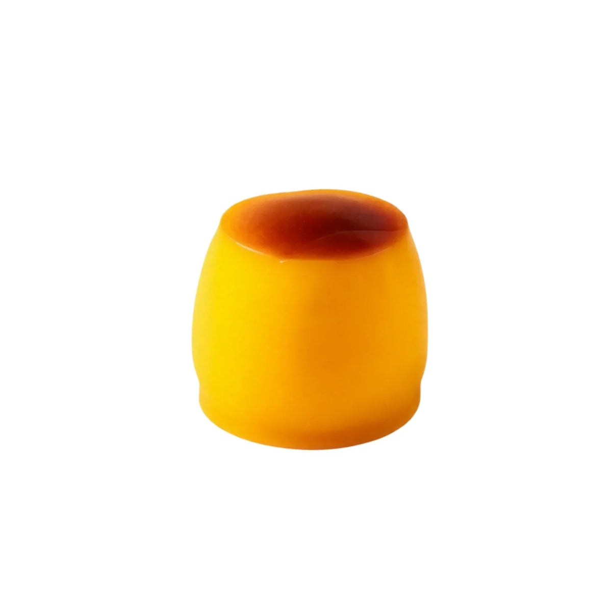 Caramel Pudding Slow-Rising Squishy Fidget Toy – Soft & Cute Squishy Fidget Toy Qme yellow one size