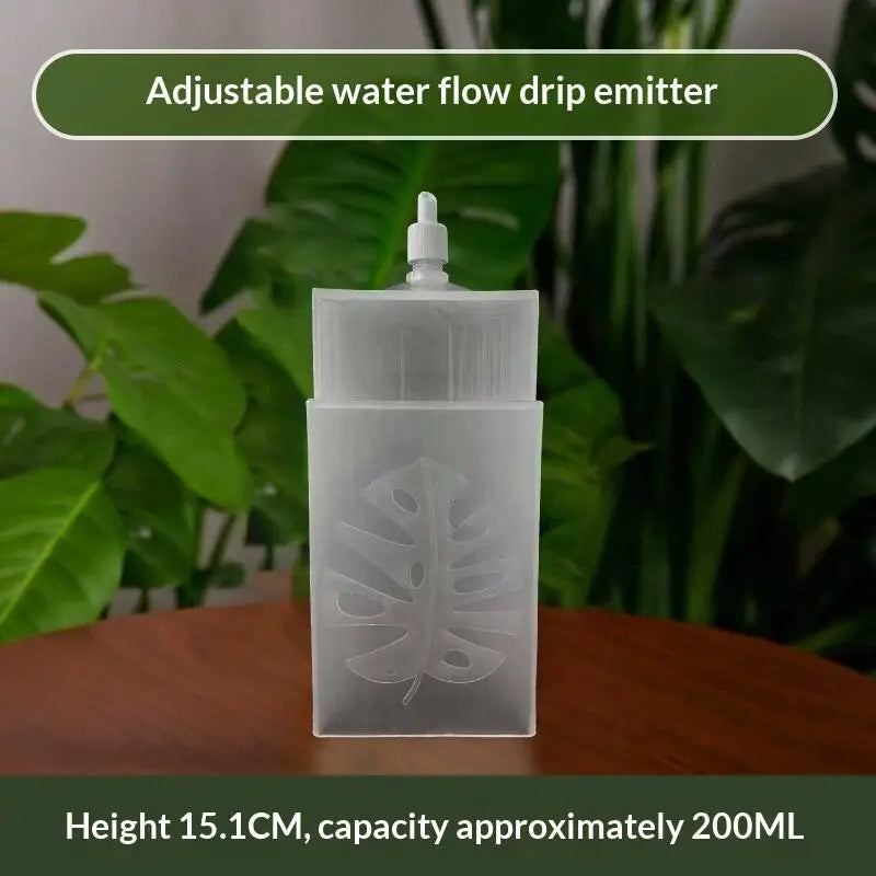 D-Shaped Self-Watering Plant Drip Stake | Adjustable Flow Plant Drip Stake Qme A