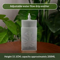 D-Shaped Self-Watering Plant Drip Stake | Adjustable Flow Plant Drip Stake Qme A