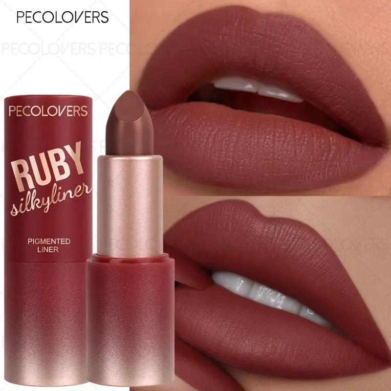 Qme Red Tube Lipstick | Waterproof, Non-Drying | 6 Shades Waterproof Lipstick Qme