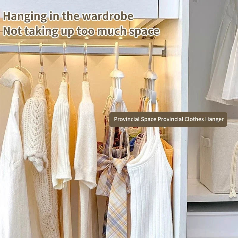 12-Hook Rotating Closet Organizer for Belts, Hats & Bags Closet Organizer Rack Qme
