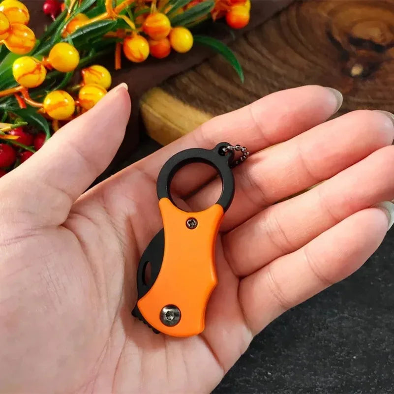 Mini Folding Kitchen Knife – Stainless Steel Utility Chef Blade Folding Kitchen Knife Qst