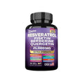 Resveratrol 14-in-1 Capsules – Antioxidant & Immune Support Antioxidant Supplement Qst 30 count-1 bottle